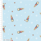 Beatrix Potter Peter Rabbit Woolly Scarf Christmas Traditions Cotton Craft Fabric